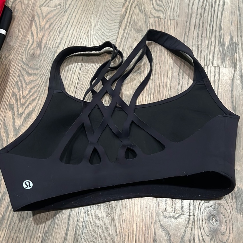 Lululemon Black Bra Size 10